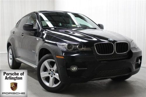 Bmw x6 black navi leather moon roof xenon park assist warranty awd sunshade