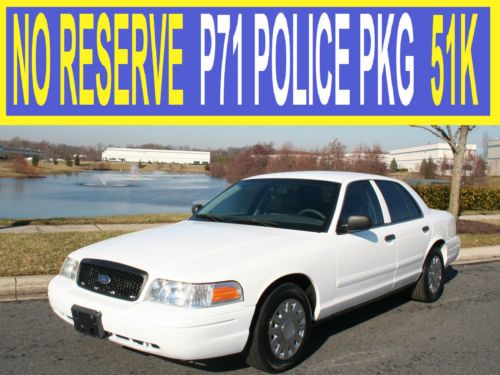 No reserve 51k original miles police p71 grand marquis mercury marauder 01 02 03