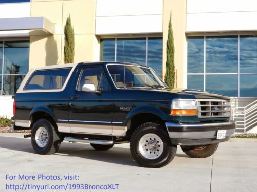 1993 ford bronco xlt lariat sport utility 2-door 5.8l, 115k miles