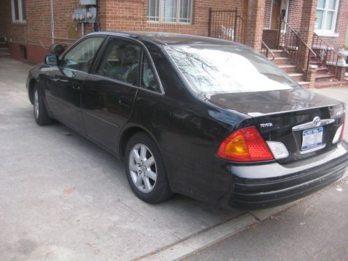 2001 toyota avalon xls black 96k miles 1 owner no problems runs like new