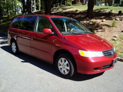 2003 honda odyssey ex-l heated leather seats 1 owner - clean carfax