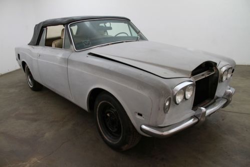 1973 rolls-royce corniche convertible,left hand drive,desirable steel bumper car