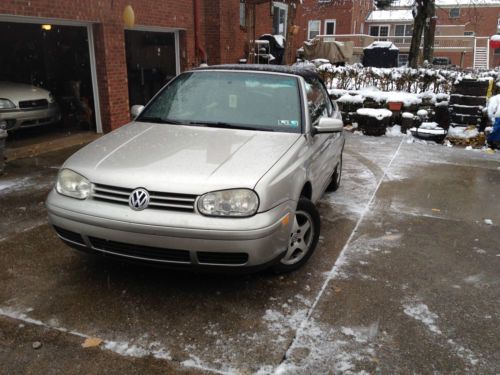 1999 volkswagen cabrio gls convertible 2d - $4200 (pittsburgh, south hills)