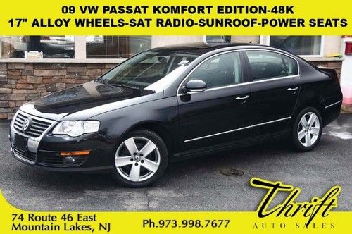 09 vw passat komfort edition-48k-17 alloy wheels-sat radio-sunroof-power seats