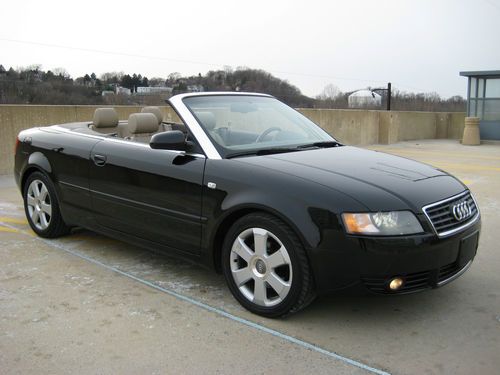 *!*!*2005 audi a4 cabriolet convertible 2-door 1.8l clean carfax-low miles*!*!*