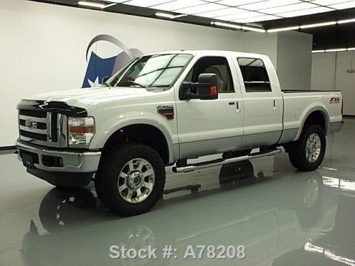 2010 ford f-250 lariat crew fx4 4x4 diesel sunroof nav texas direct auto