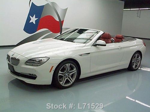 2012 bmw 650i convertible turbo nav rear cam hud 30k mi texas direct auto