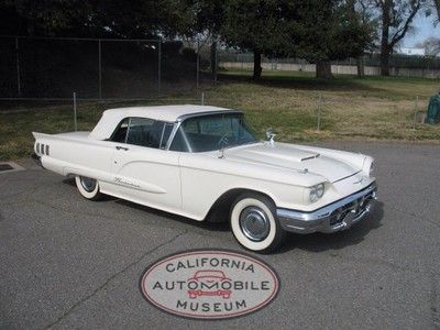 Classic 1960 ford thunderbird convertible