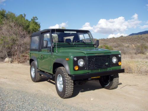 1995 land rover defender 90 sport utility 2-door, rare nas north american spec.