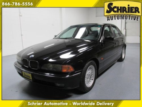 2000 bmw 540ia 5 series black 6 disc cd changer sunroof heated leather warranty