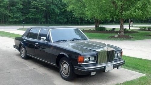 1985 rolls royce black lwb spur runs &amp; drives great - no reserve 93,000 miles