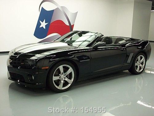 2011 chevy camaro 2ss rs convertible leather hud 22k mi texas direct auto