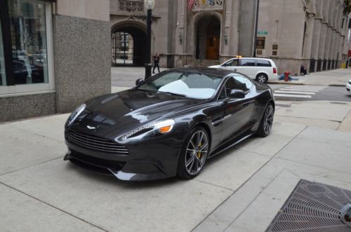 2014 aston martin vanquish.  quantum silver with black.