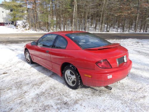 2003 PONTIAC SUNFIRE 2 DOOR RED, image 6