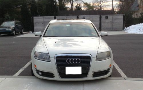 2006 audi a6 3.2l quattro awd sedan 4-door white