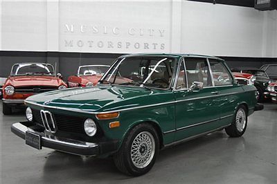 Well serviced well documented bmw 2002 4spd sunroof