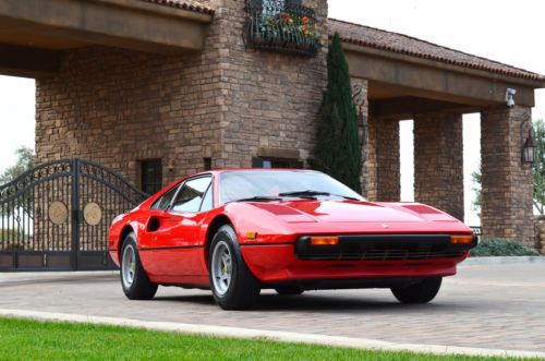 1980 ferrari 308gtbi belt service and clutch gorgeous ca car records tools books