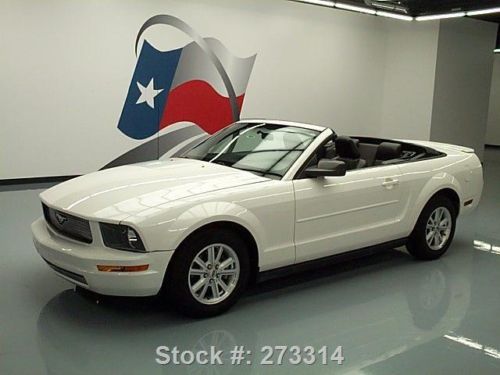 2007 ford mustang v6 premium convertible leather 62k mi texas direct auto