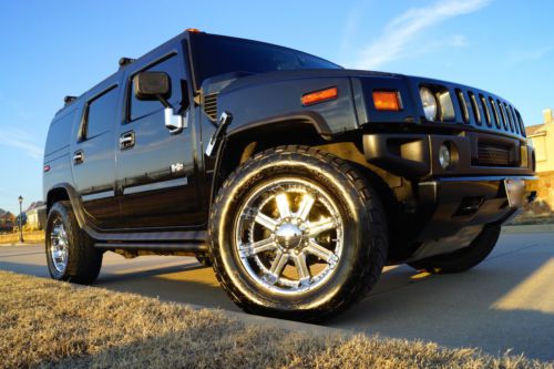 44k miles 2003 hummer h2 black clean and well maintained and optioned