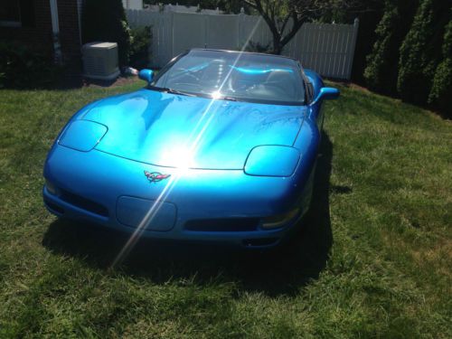 2000 Corvette Convertible Nassau Blue Automatic, image 3