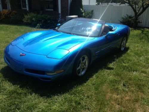 2000 Corvette Convertible Nassau Blue Automatic, image 4