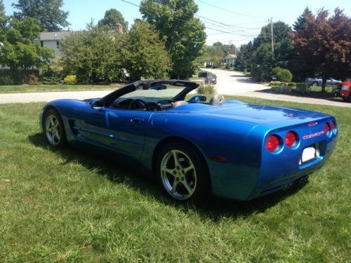 2000 Corvette Convertible Nassau Blue Automatic, image 5