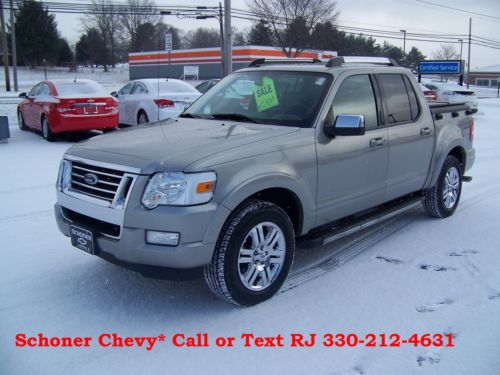 2008 ford explorer sport trac limited 4.0l 4x4 leather moonroof sync clean look