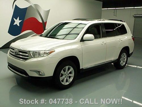 2011 toyota highlander se sunroof leather rear cam 36k! texas direct auto