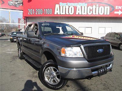 06 ford f-150 xlt super crew cab 4x4 4wd carfax certified low reserve pre owned