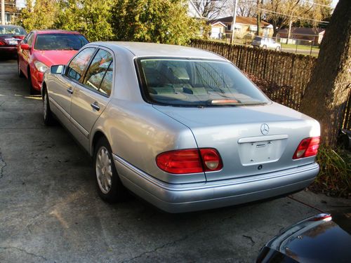 1999 e320 silver mercedes benz