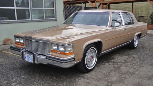 &#039;87 cadillac brougham - loaded - low 67k miles - great condition, ready to roll!