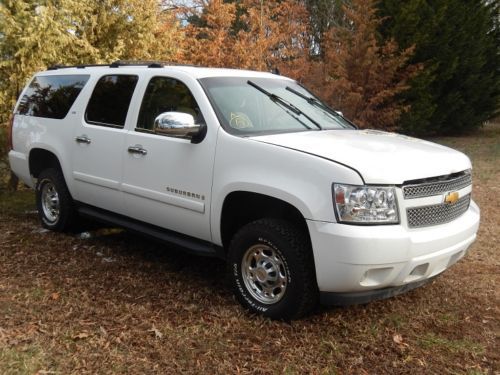 2007 chevrolet suburban lt w/ light under hood fire damage repairable! look!