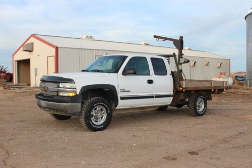 2002 chevy 2500hd duramax flatbed 4x4