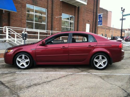 **no reserve**super clean 2004 acura tl**redondo red pearl**loaded**beautiful**