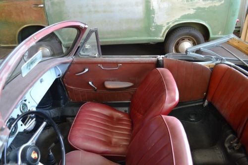 1963 Porsche 356 B T6 Cabriolet Reuter - California Black Plate - NO RESERVE, image 38