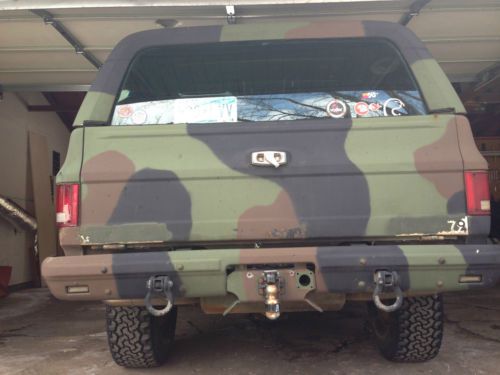 1986 Chevrolet K5 Blazer Custom Sport Utility 2-Door 6.2L, US $6,500.00, image 3