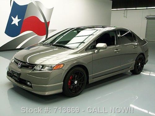 2007 honda civic si sedan sunroof ground effects 59k mi texas direct auto