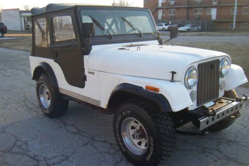 1980 jeep cj  4 wheel drive with a manual transmission   no reserve
