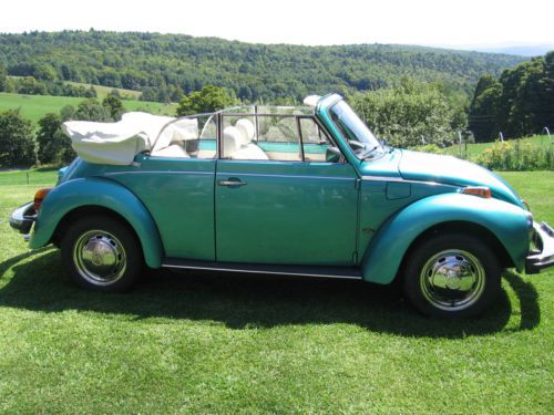 Classic 1978 volkswagen karmann edition fuel injected super beetle convertible