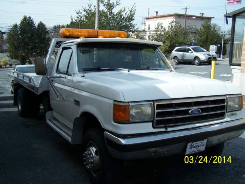 1991 ford f450 roll back  tow truck  runs excellent nr low miles best deal