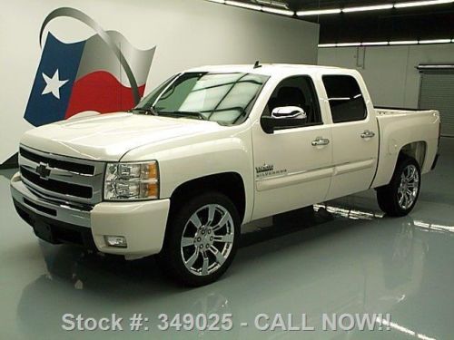 2011 chevy silverado crew tx edition 22&#039;&#039; wheels 34k mi texas direct auto