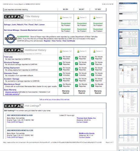 2001 Mercedes Benz SLK 230 Sport, image 7