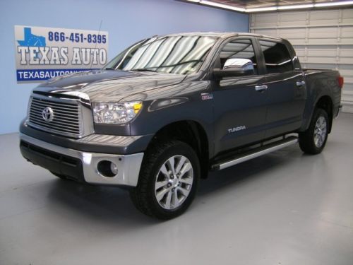 We finance!!!  2011 toyota tundra platinum crewmax 4x4 roof nav tow texas auto