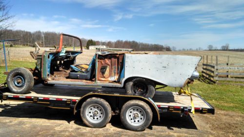 1957 chevrolet bel air base convertible 2-door 4.6l project parts a/c car