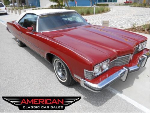 Restored 73 grandville convertible 455 v8 show quality paint/body/interior fast!