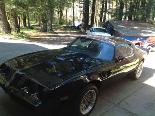 1979 trans am ,4 speed ,factory black on black car