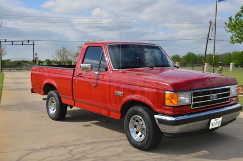 1990 ford f-150 custom standard cab pickup 2-door 4.9l excellent condition