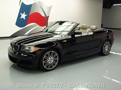 2008 bmw 135i convertible sport auto leather xenons 37k texas direct auto