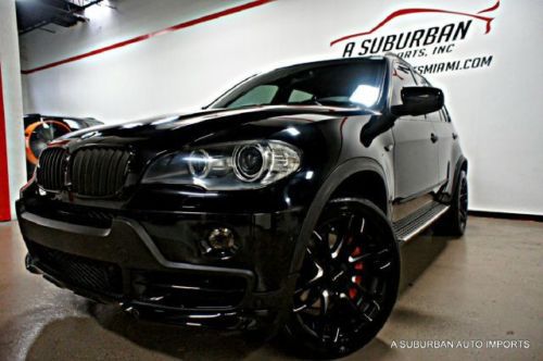 2008 bmw x5 4.8i v8 aero kit 20&#034; wheels navigaton one of a kind x5 clean carfax