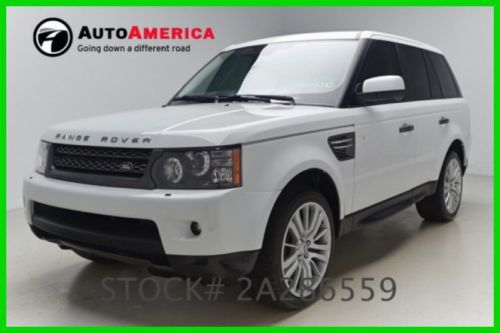 We finance! 49555 miles 2011 land rover range rover sport hse lux 5l v8 32v